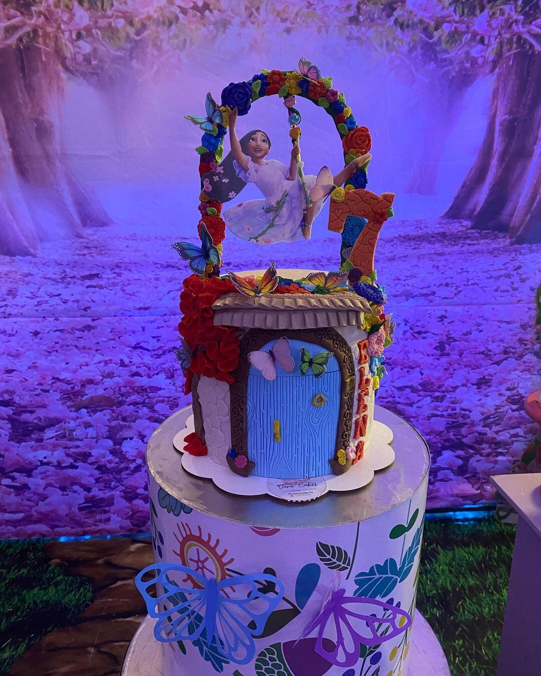 La torta para el cumpleaños de la hija de Barby Silenzi.