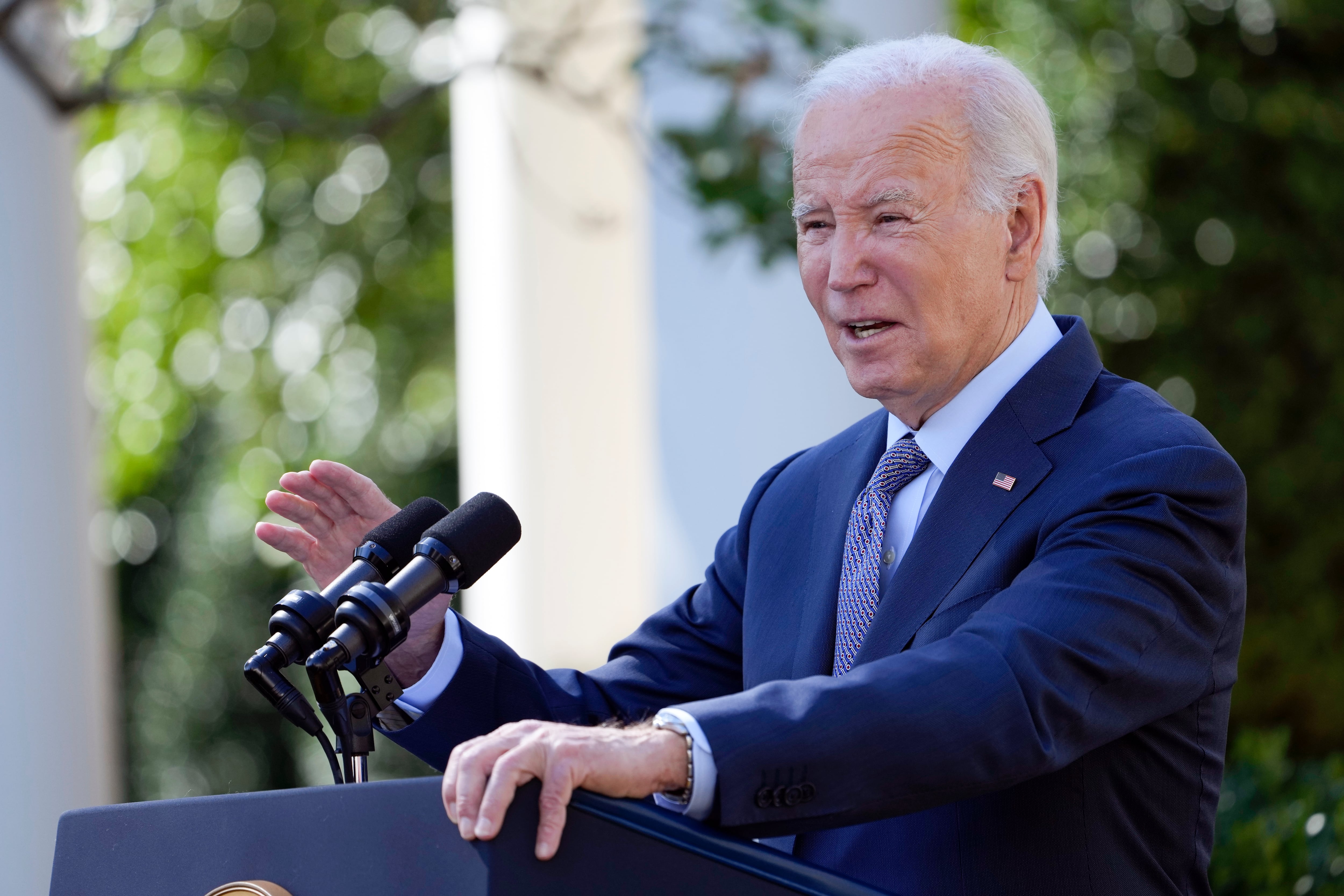 Joe Biden viajará a Israel en señal de apoyo.