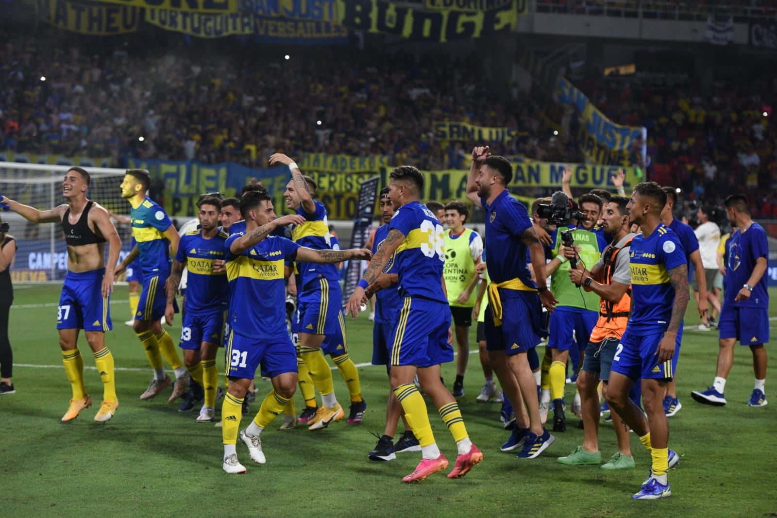 Boca es el campeón de la Copa Argentina, tras superar por penales a Talleres, en Santiago del Estero. (Facundo Luque, Enviado especial)