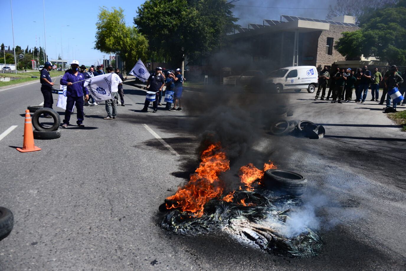 La protesta de los trabajadores de Electringeniería (José Hernández).