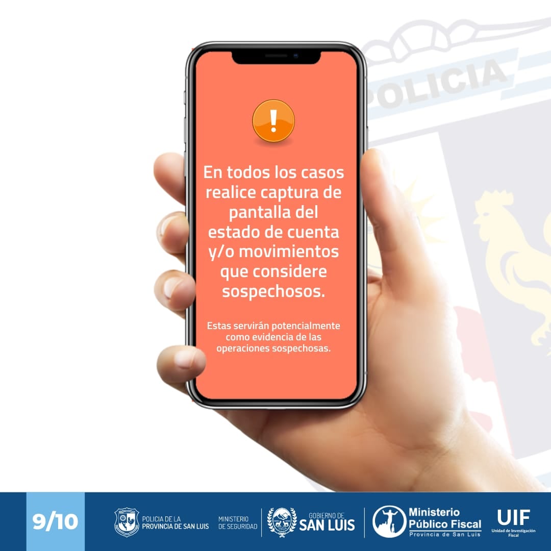 Advertencia por nuevas estafas virtuales en San Luis