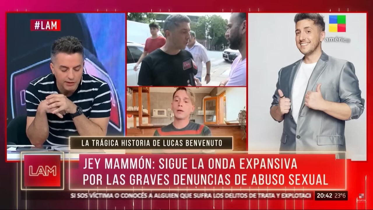 En LAM hablaron sobre los mensajes que Jey Mammón le envió a Ángel de Brito.