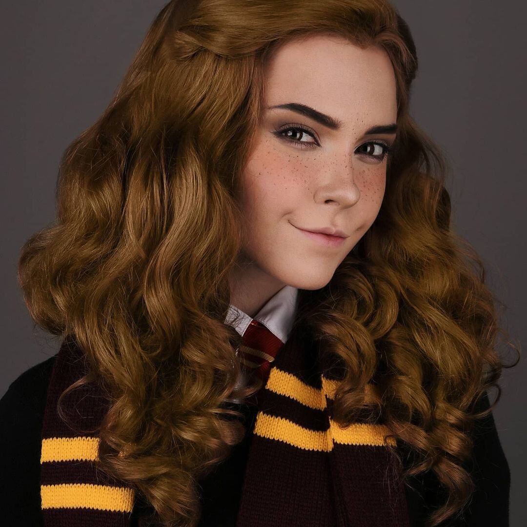 Ilona Bugaeva, la cosplayer rusa, como Hermione Granger.