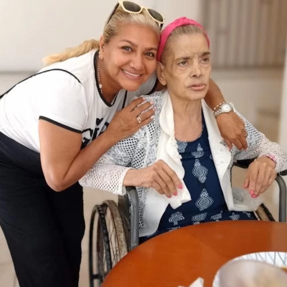 Gladys en su visita a Lía