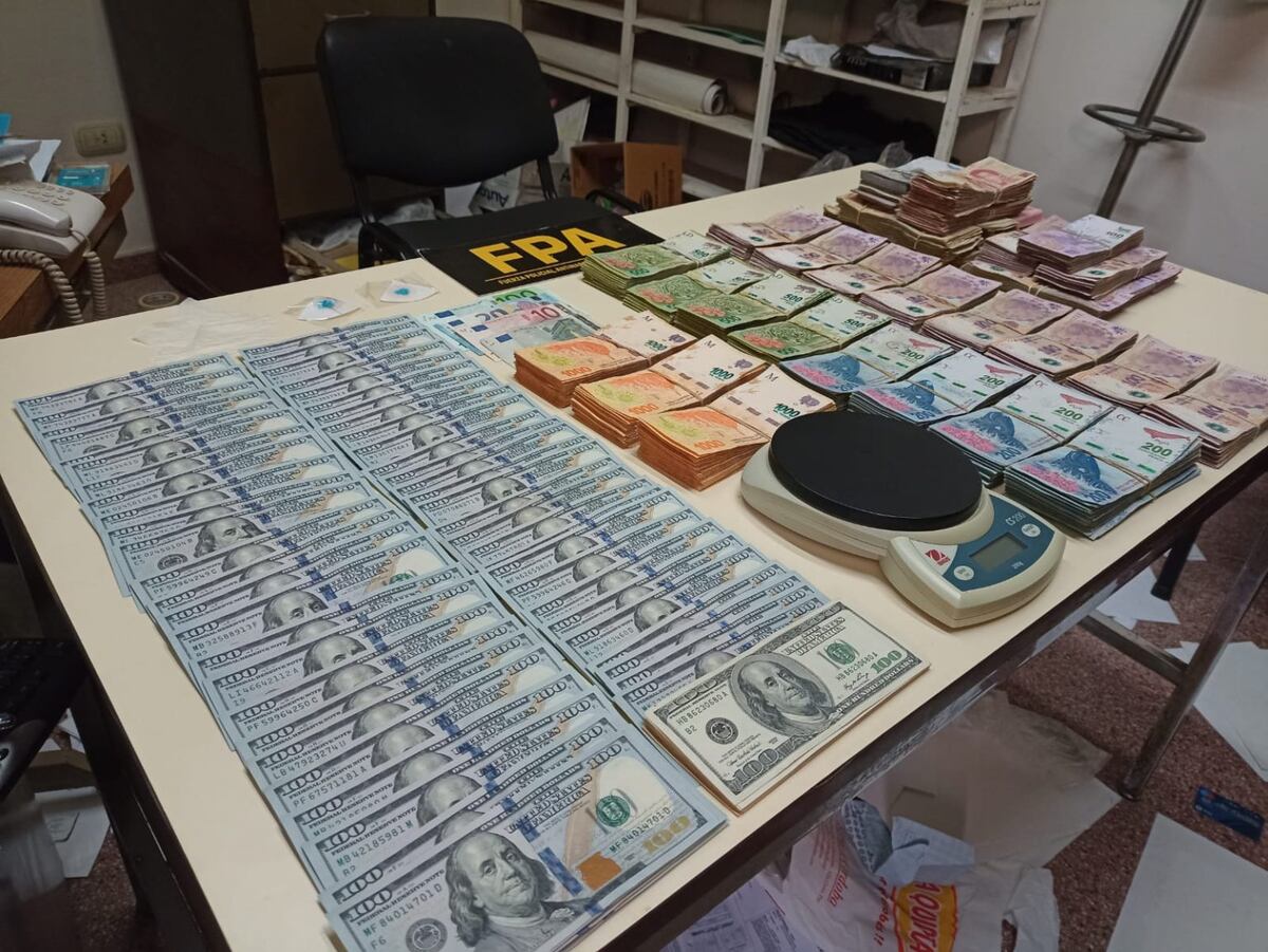 Narco millonario en General Levalle: lo detuvieron con droga y más de un millón de pesos