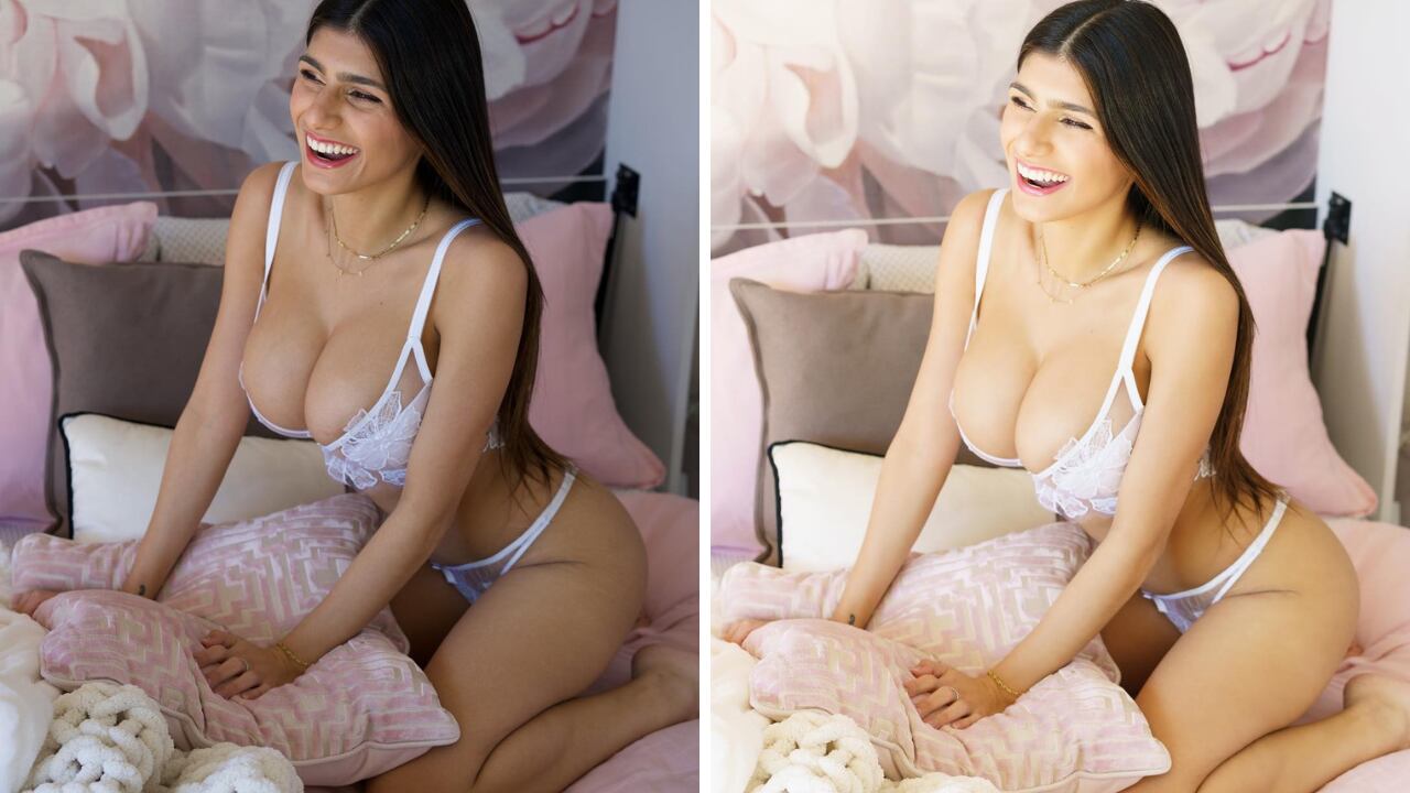 Mia Khalifa y los retoques de sus fotos