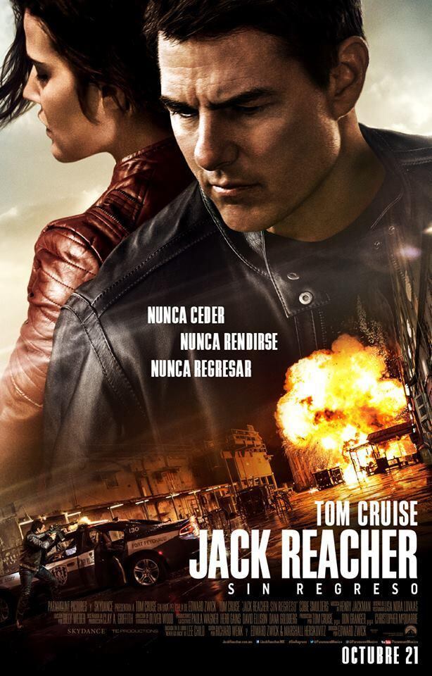 'Jack Reacher: sin regreso' (2016) dirigida por Edward Zwick.