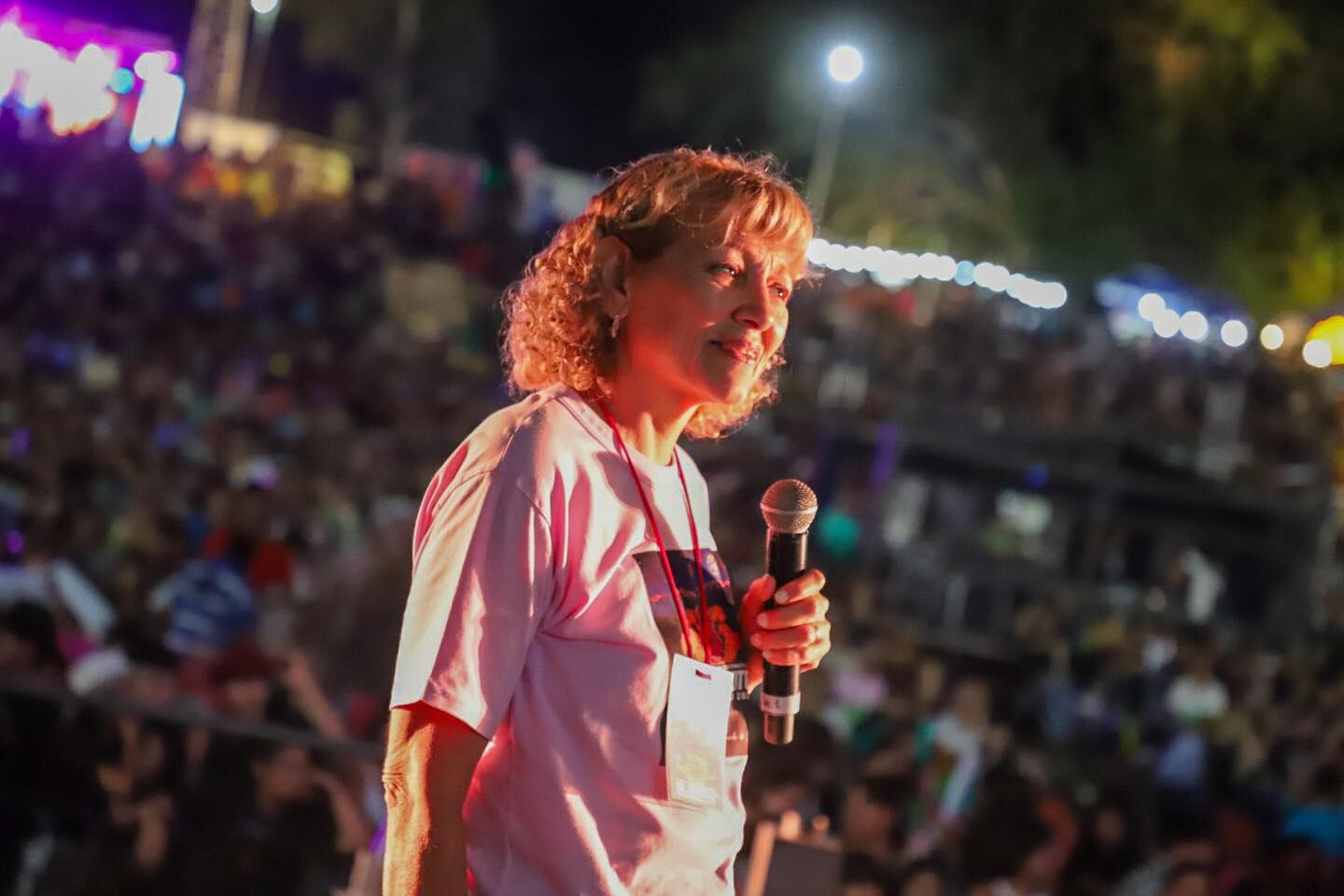 Gladys Elizabeth Giordani, "La Gringa"
 empleada municipal que se jubila en este 2025