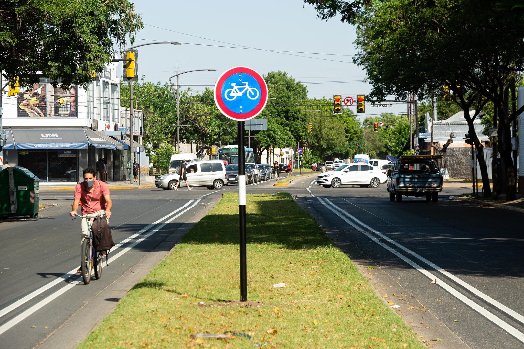 Incorporan más kilómetros a las bicisendas de Rosario (Municipalidad de Rosario)