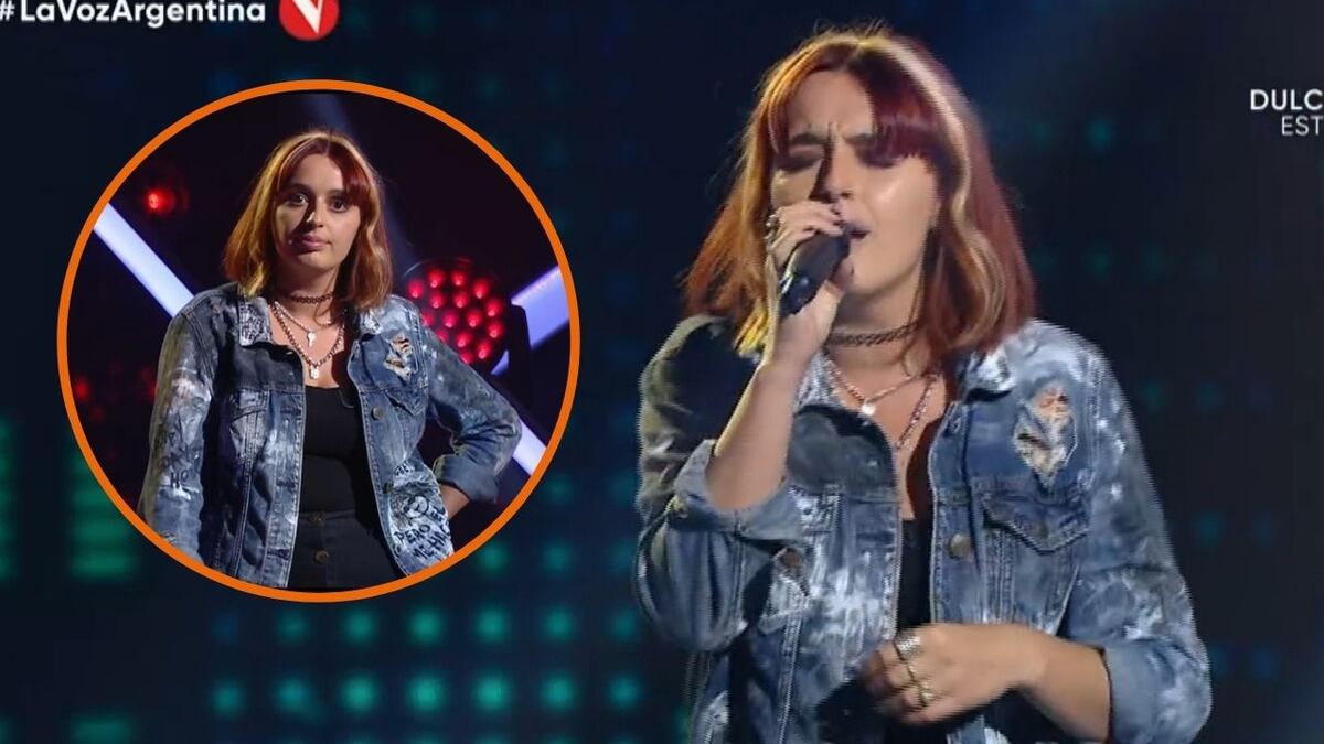 La Voz Argentina: una mendocina se animó al punk con un tema de Nirvana en las audiciones a ciegas