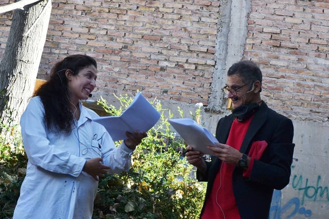 Gisela Lorca junto a Gustavo Garzón.