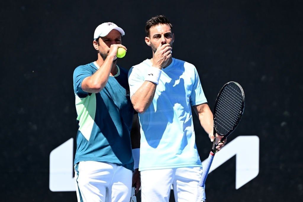 Horacio Zeballos y Marcel Granollers en el Autralia Open