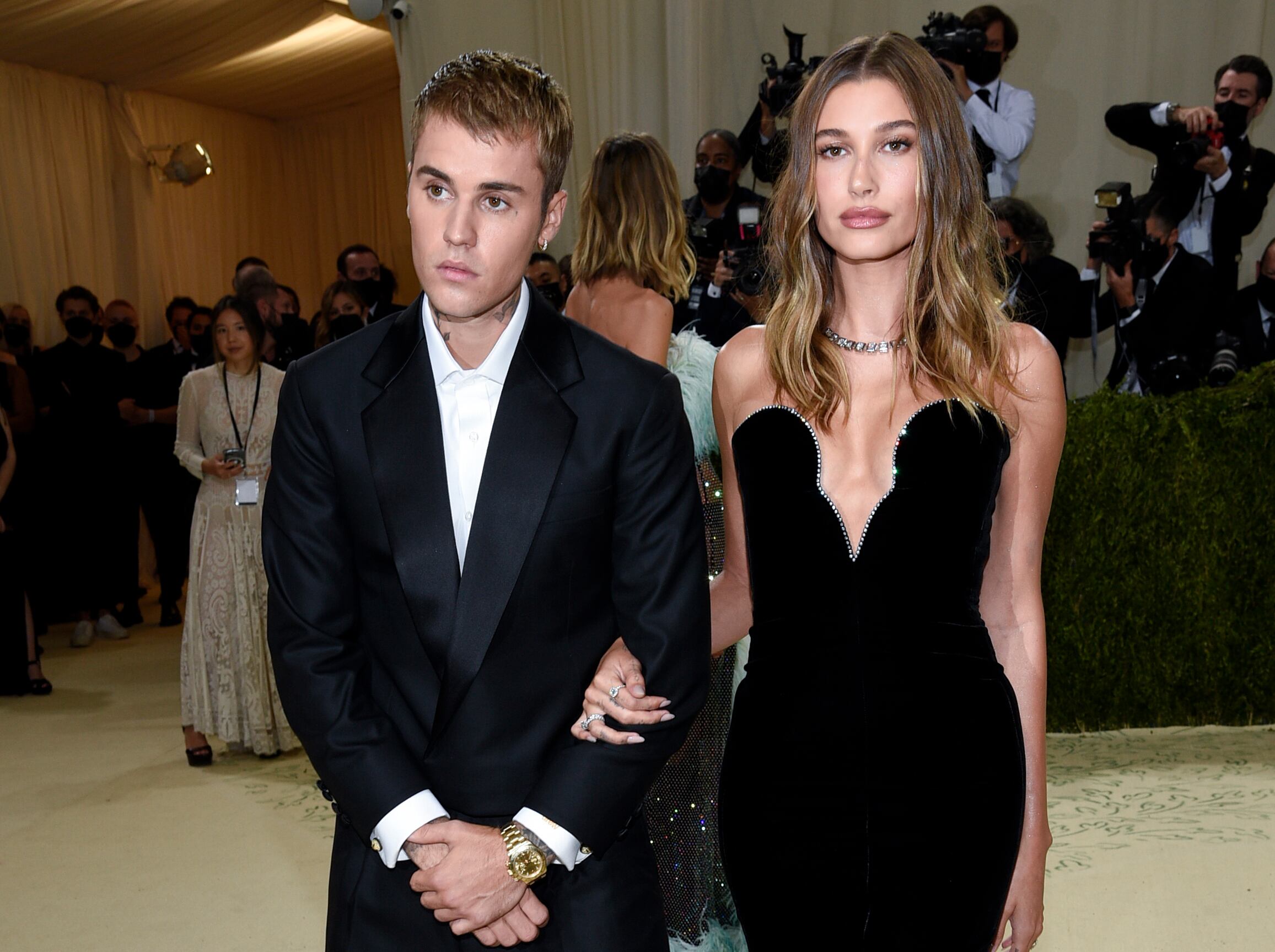 ARCHIVO - Justin Bieber y Hailey Bieber anunciaron el nacimiento de su primer hijo (Foto de Evan Agostini/Invision/AP, archivo)