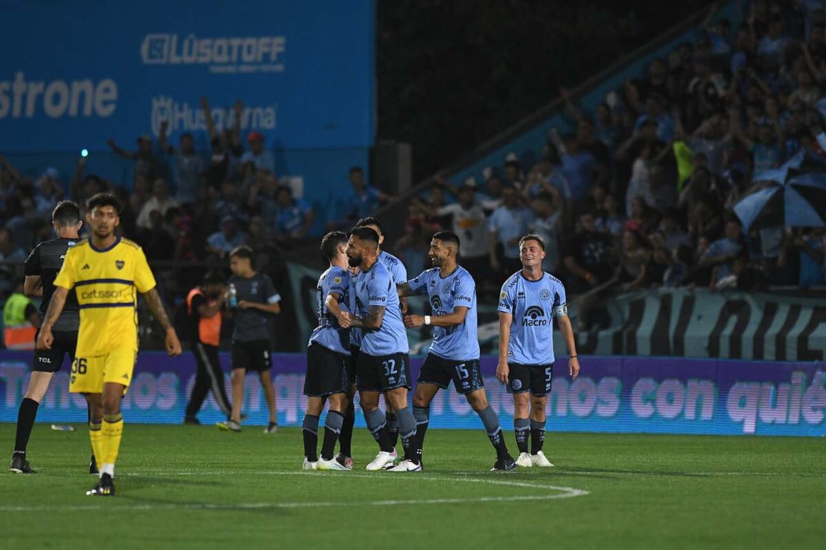 Partidazo entre Belgrano y Boca: fue 4 a 3 para el “Pirata” ante un “Xeneize” que no levanta cabeza en el torneo local