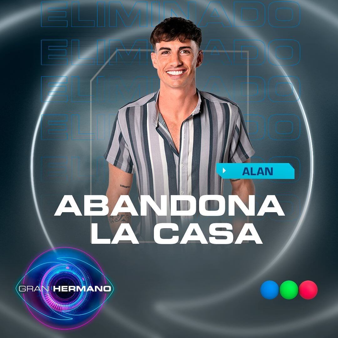 Alan, el octavo participante eliminado de Gran Hermano 2024.