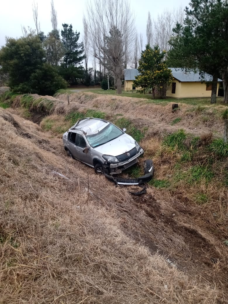 Así fue el vuelco en Tandil