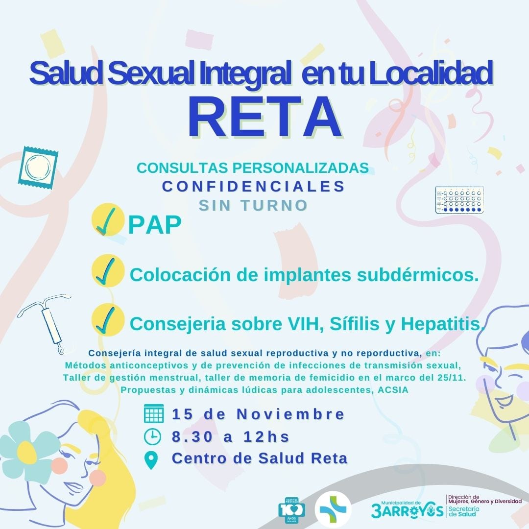 Salud Sexual Integral en la localidad de Reta