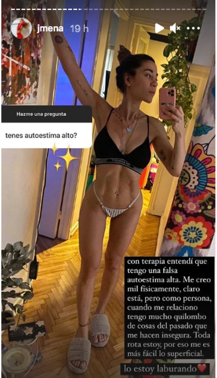 Jimena Barón habló sobre su autoestima