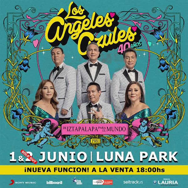 Los Ángeles Azules en el Luna Park.