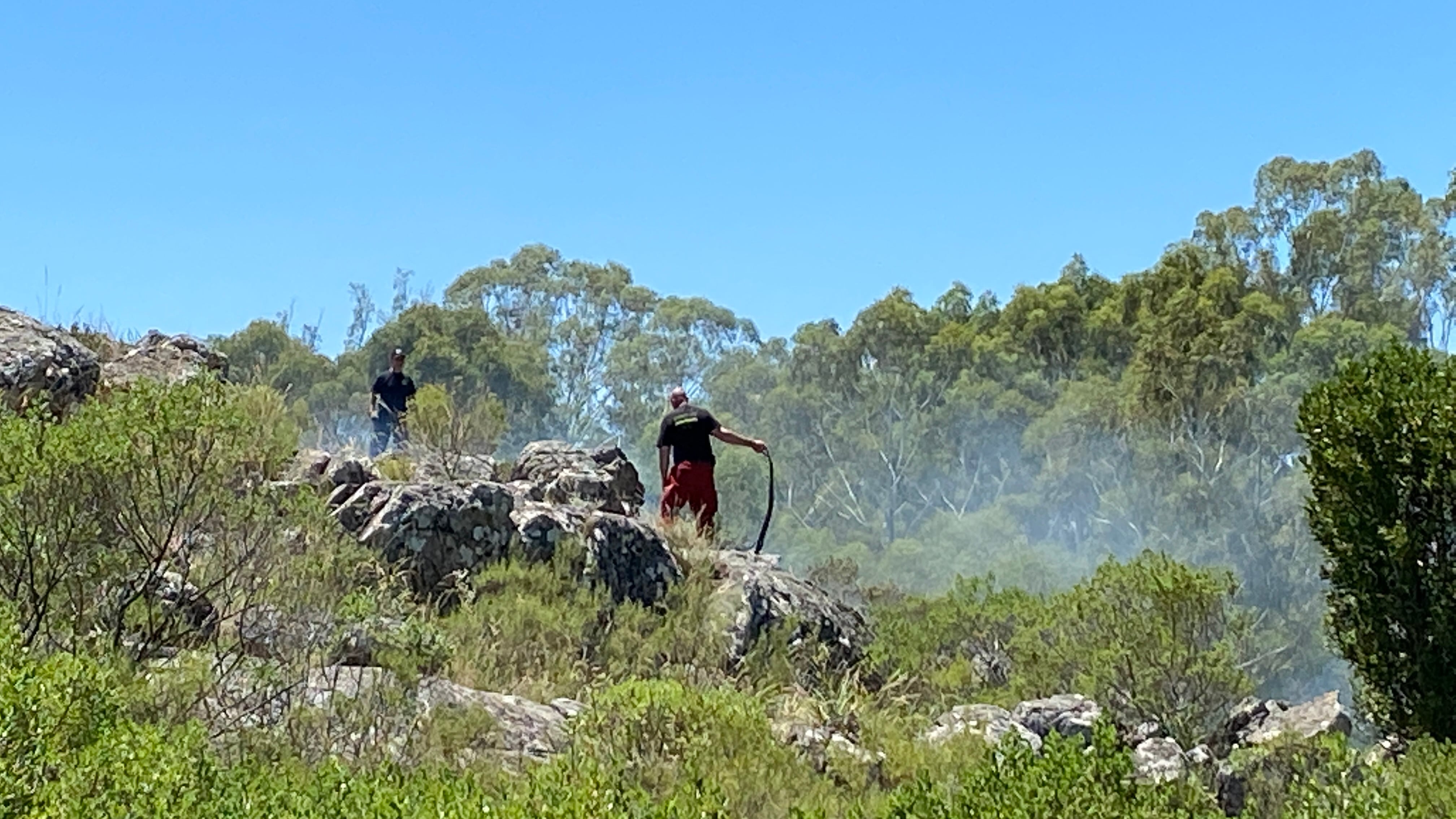 Así fue el operativo para sofocar el fuego en Tandil