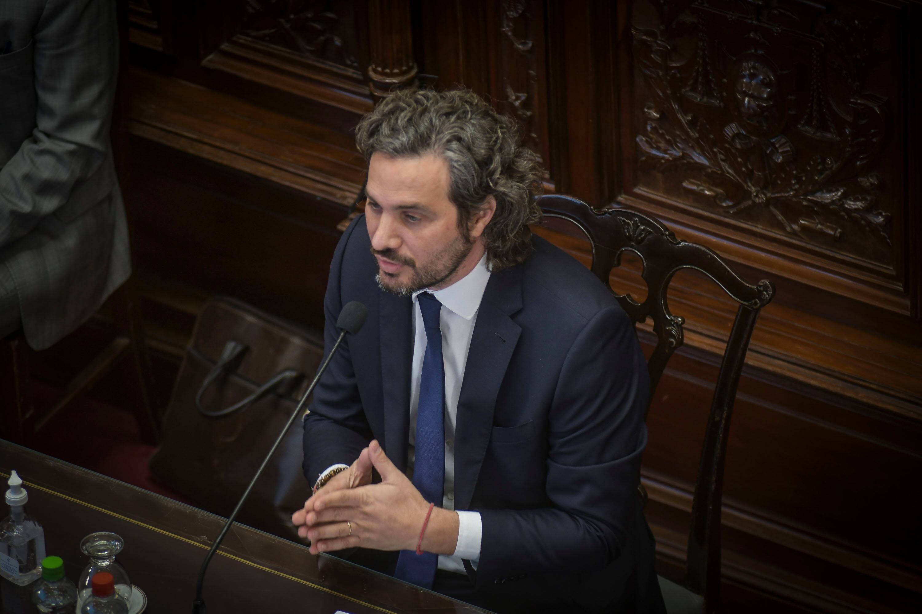 El jefe de Gabinete, Santiago Cafiero.
(Foto Federico Lopez Claro)