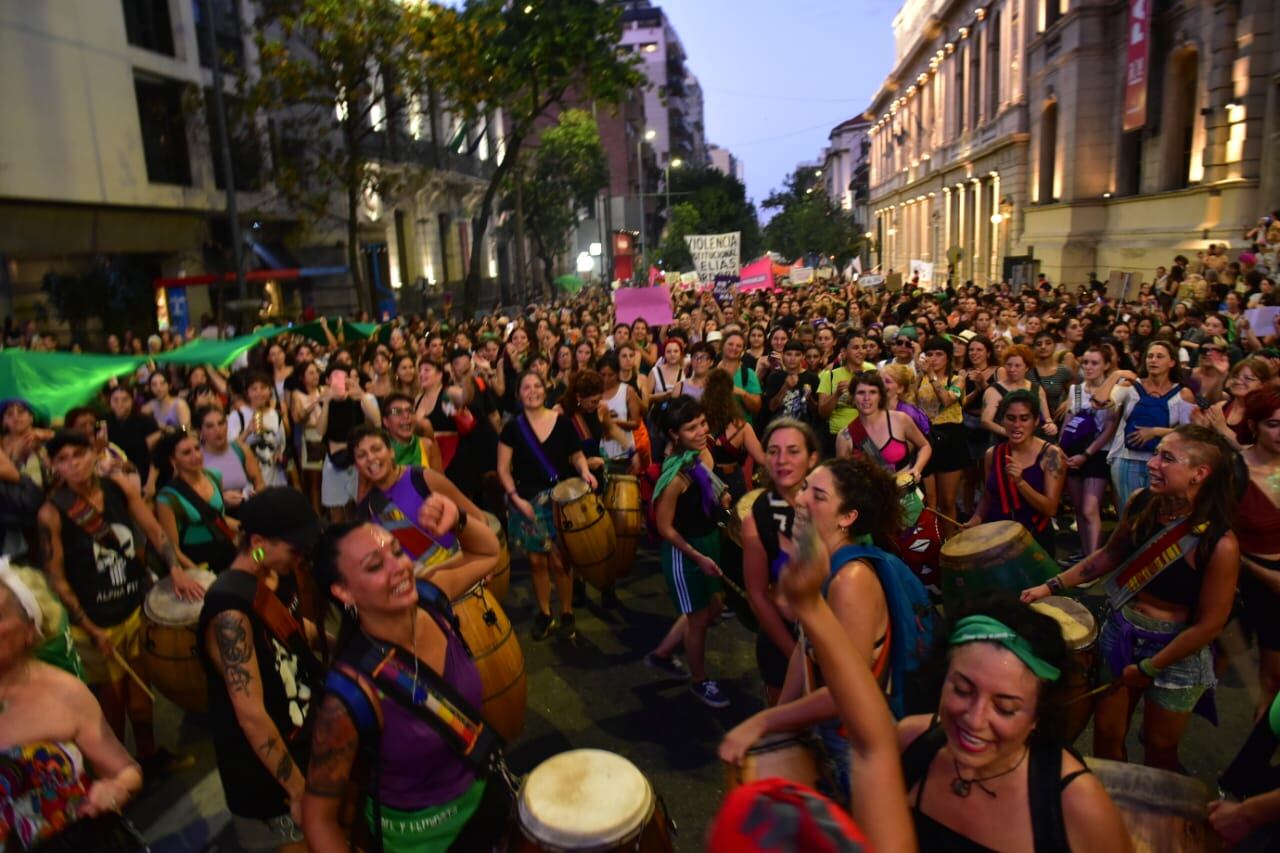 La marcha 8M en Córdoba. (LaVoz).