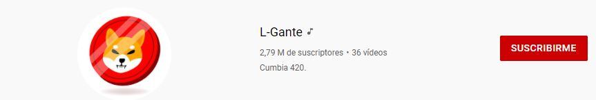 Le hackearon a L-Gante el canal de YouTube.