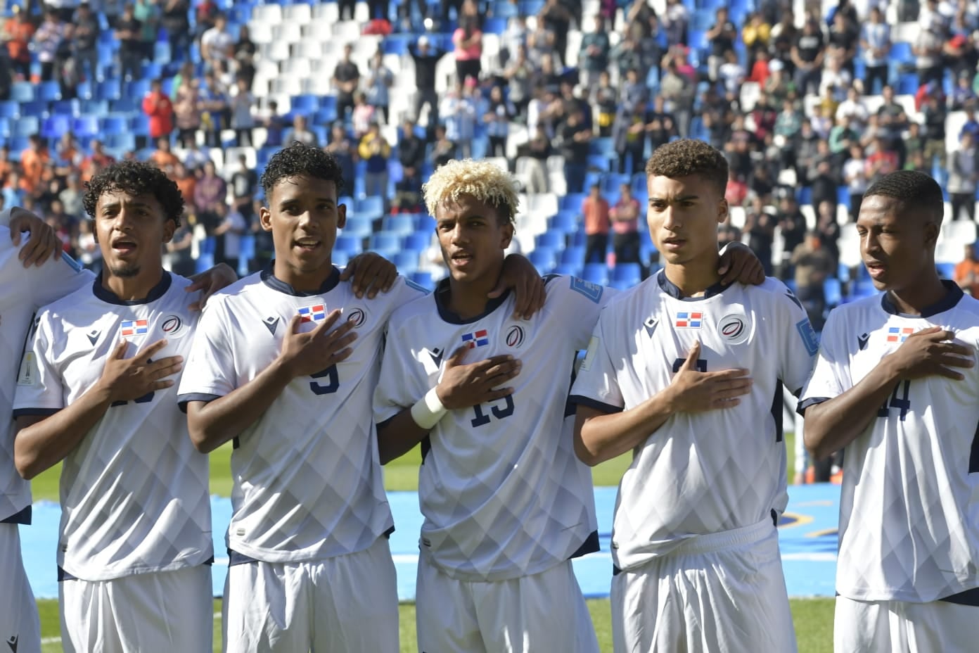 Nigeria vs. Dominicana, el primer partido en Mendoza del Mundial SUB 20 2023. / Orlando Pelichotti (Los Andes).