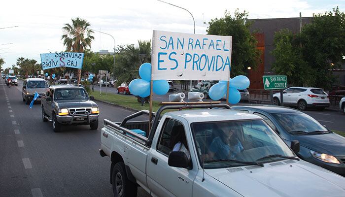 Marcha celeste en San Rafael. Gentileza  