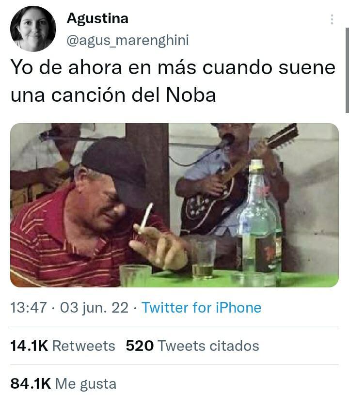 Las redes lloran a "El Noba"