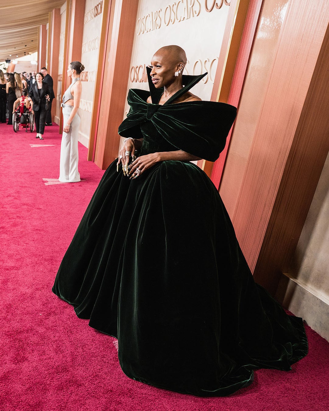 Cynthia Erivo en la alfombra roja de los Premios Oscar 2025