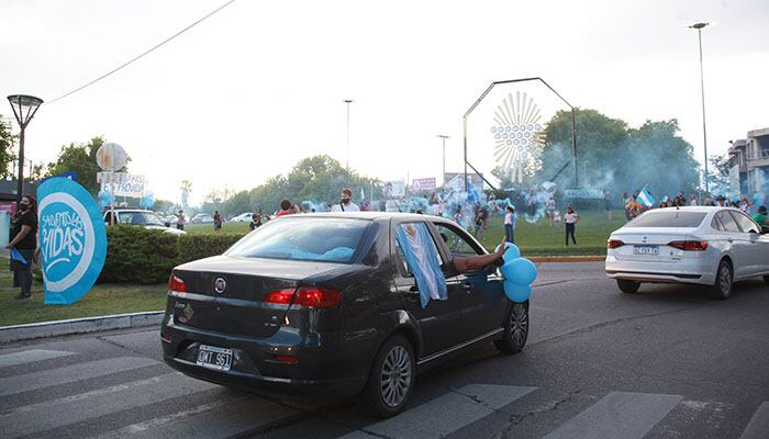 El sábado los sanrafaelinos se manifestaron contra la legalización del aborto, una vez más. Gentileza 