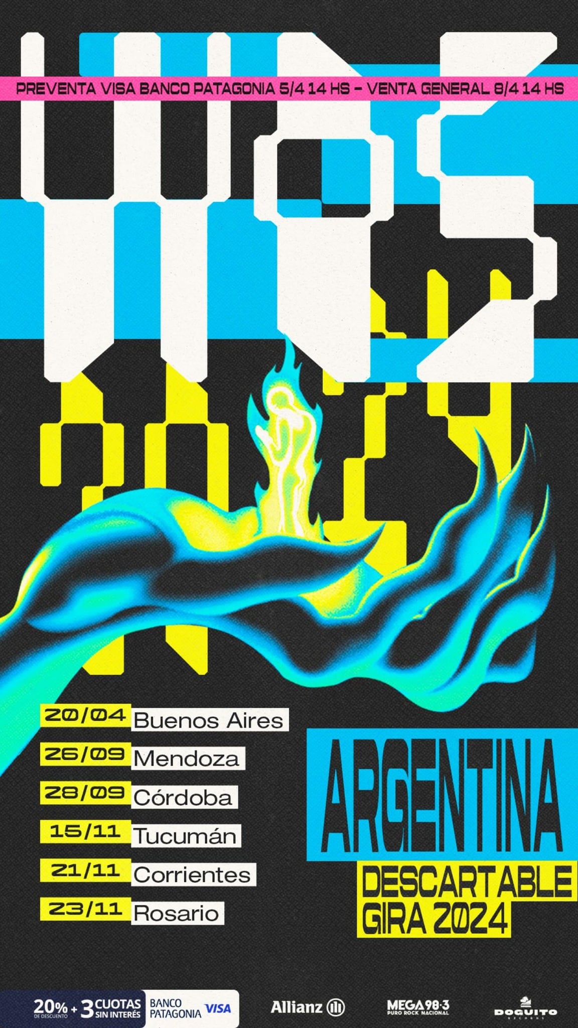 Wos anunció su gira mundial “Descartable”: ¿qué provincias argentinas visitará?