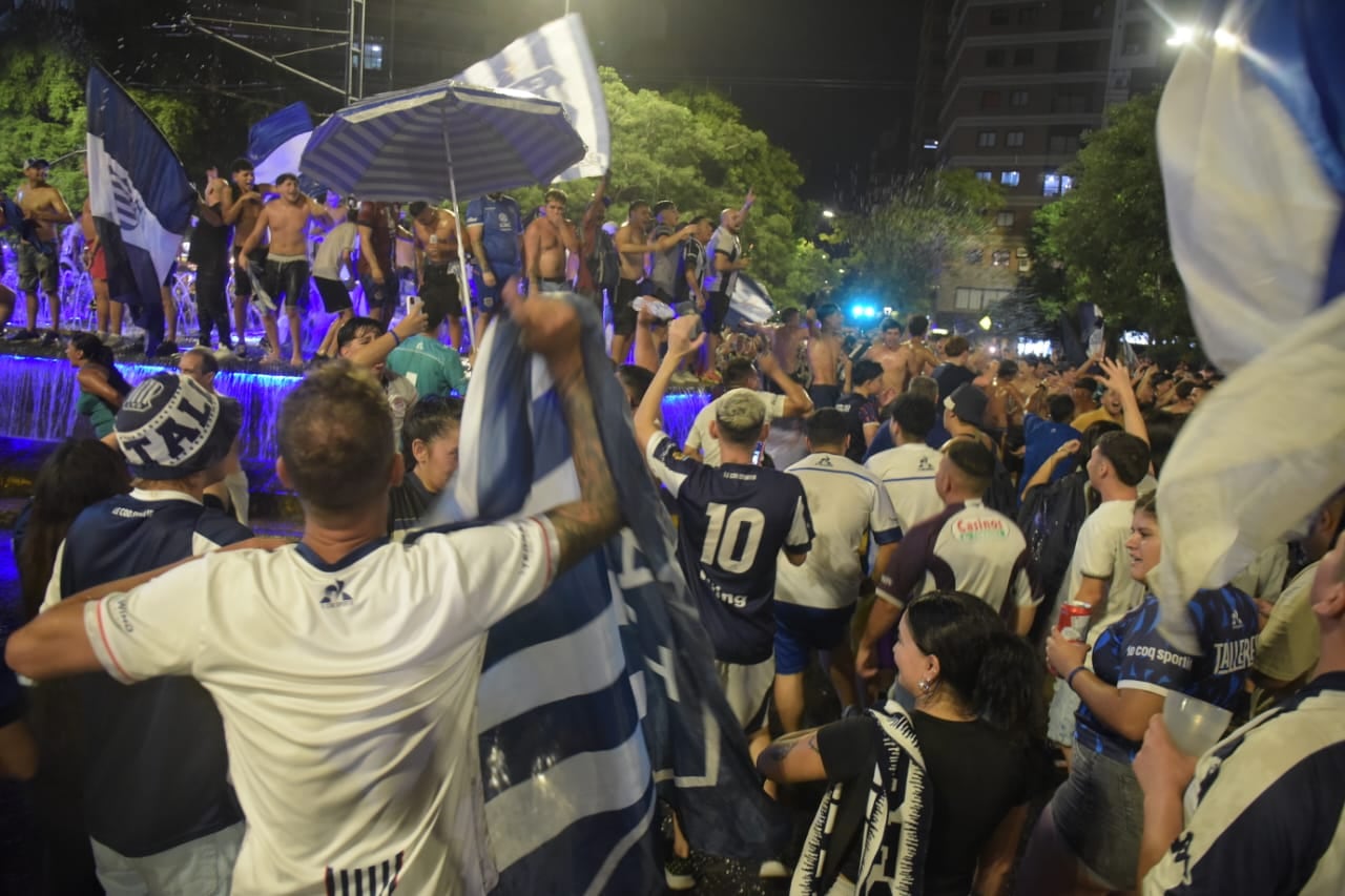 Festejos en Córdoba de los hinchas de Talleres (Javier Ferreyra/La Voz)