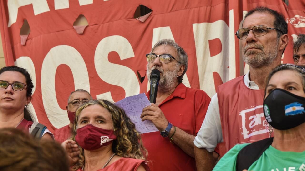 Marcha de Amsafe y ATE en Rosario