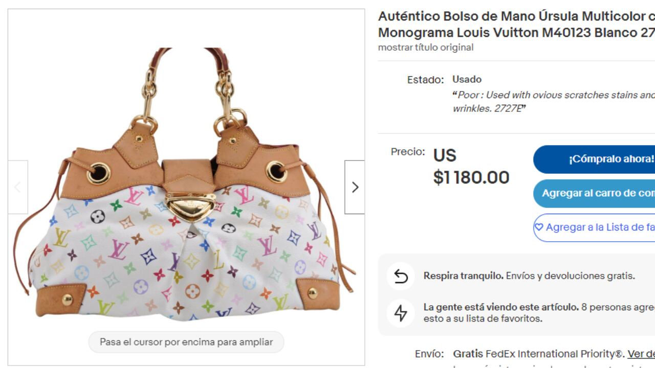 El precio del bolso de Wanda.