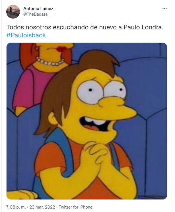 Los memes por "Plan A" y la vuelta de Paulo Londra