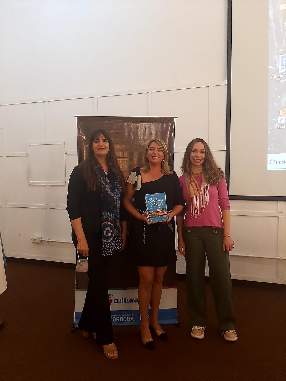 Presentación de "Las Córdobas en el Mundo" en la Feria del Libro de Córdoba.