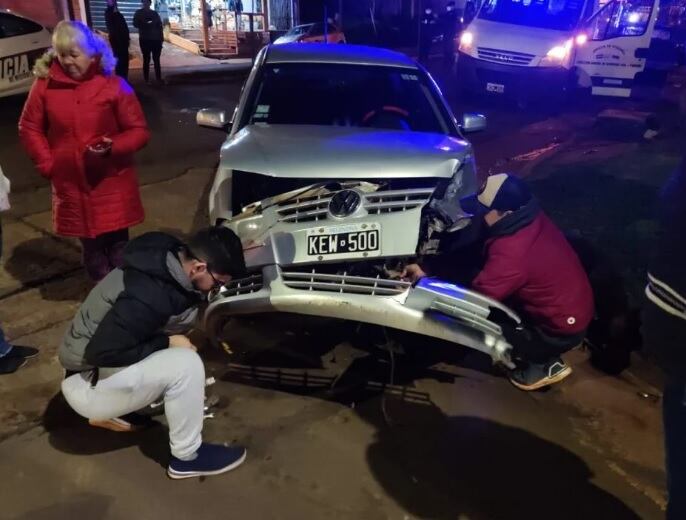 Dos accidentes viales dejaron como saldo daños materiales en Posadas.