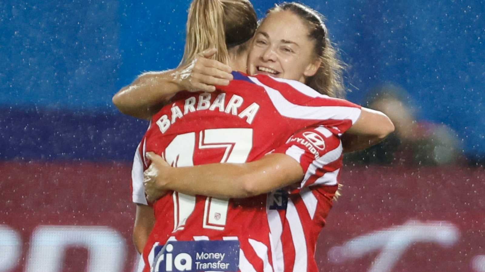 Estefanía Banini en la final de la Copa de la Reina.