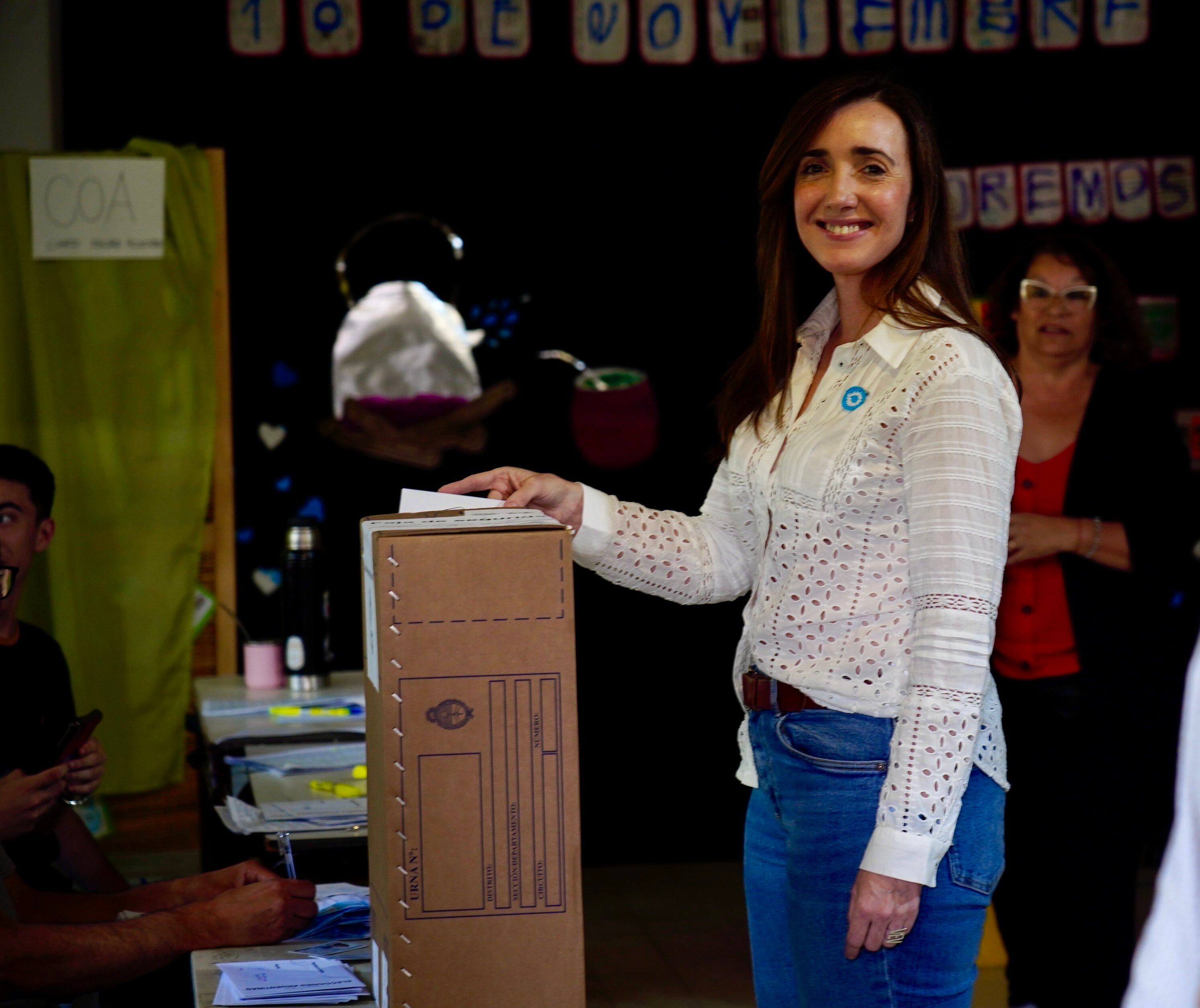 Victoria Villarruel en el balotaje.