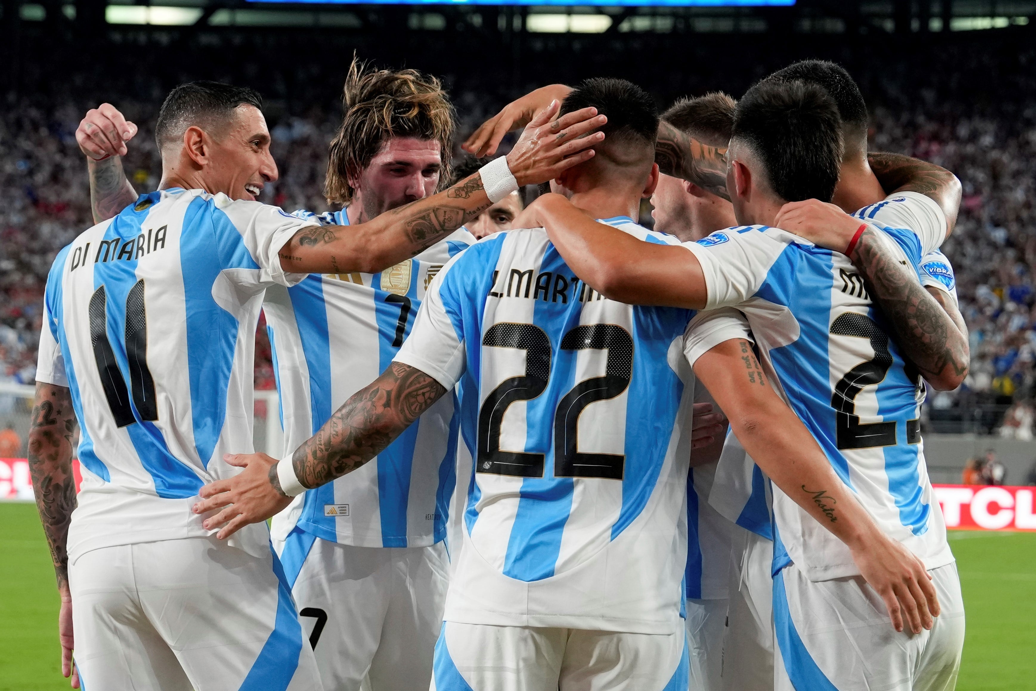 La Selección Argentina en la Copa América 2024.