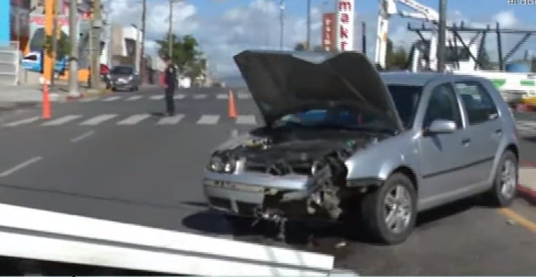 Choque en avenida Colón al 3500.