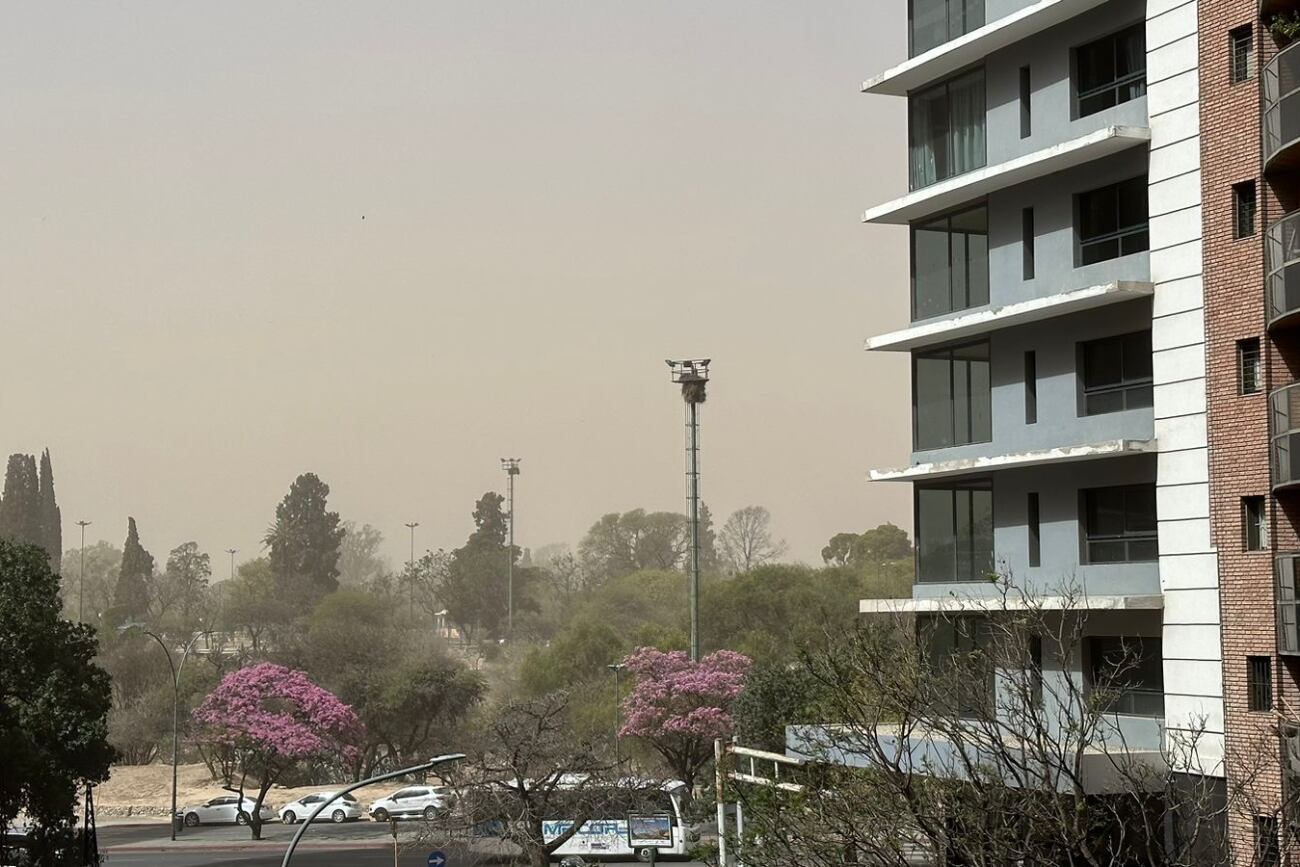 Vientos fuertes llegaron a Córdoba durante la tarde noche del 10 de septiembre. (La Voz)