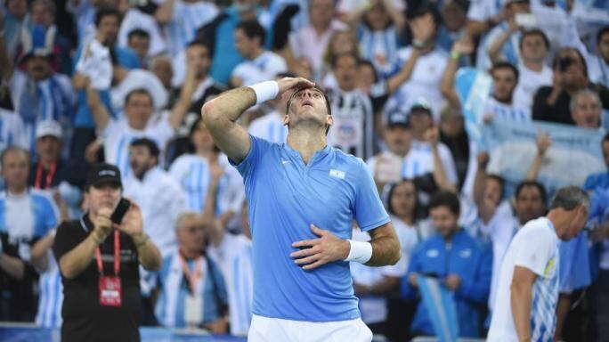 Del Potro dio vuelta un partido increíble este domingo (Foto: AP).