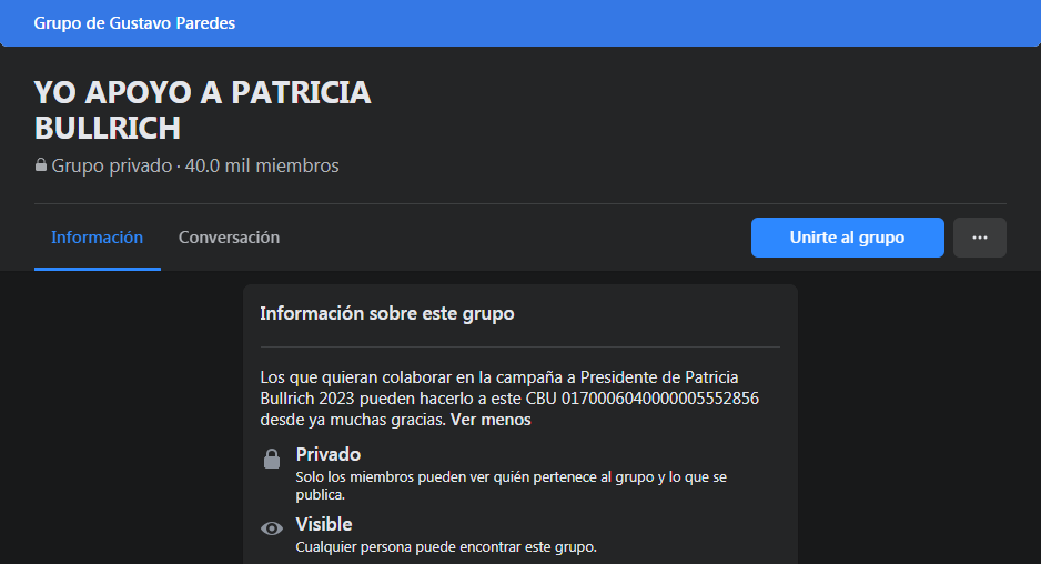 Patricia Bullrich denunció a un supuesto candidato a diputado nacional por Santa Fe