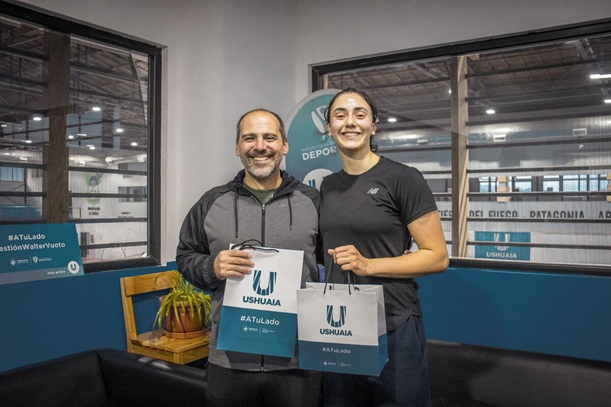 El Instituto Municipal de Deportes de Ushuaia entregó un reconocimiento a Renata Godoy