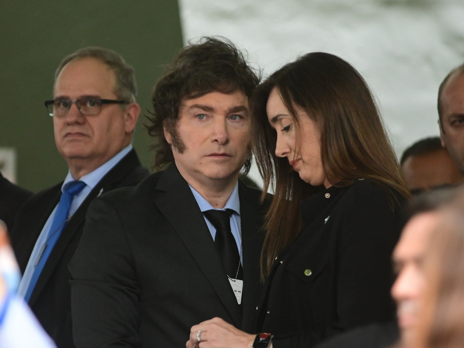 Javier Milei y Victoria Villarruel participaron del acto por el atentado a la embajada de Israel - Foto Clarín