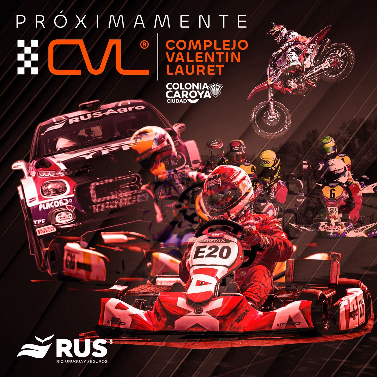 El Complejo Valentín Lauret albergará ensayos del Rally Argentino, motocross y karting de la mano de Cúpula Biz, nuevo concesionario del predio.