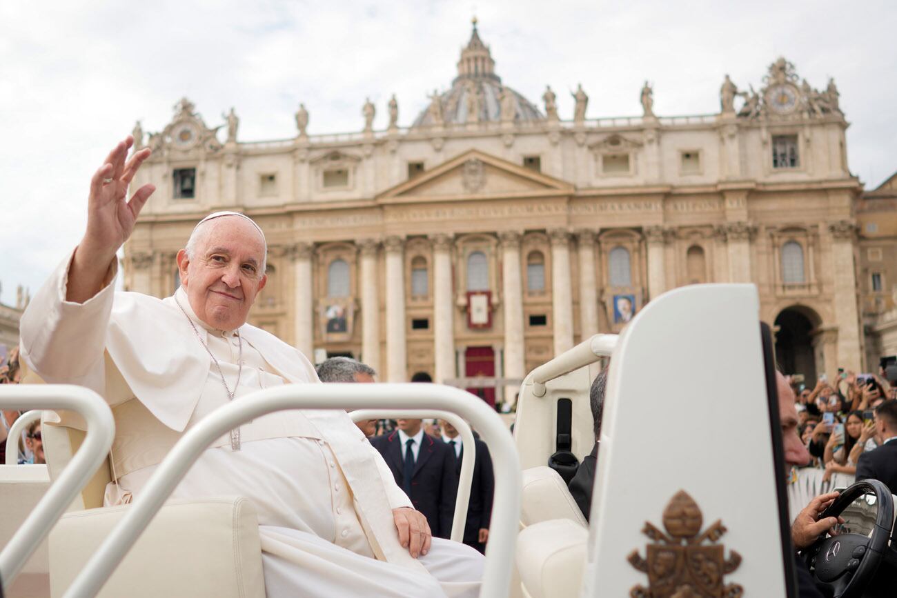 El papa pidió compromiso con la Justicia. 